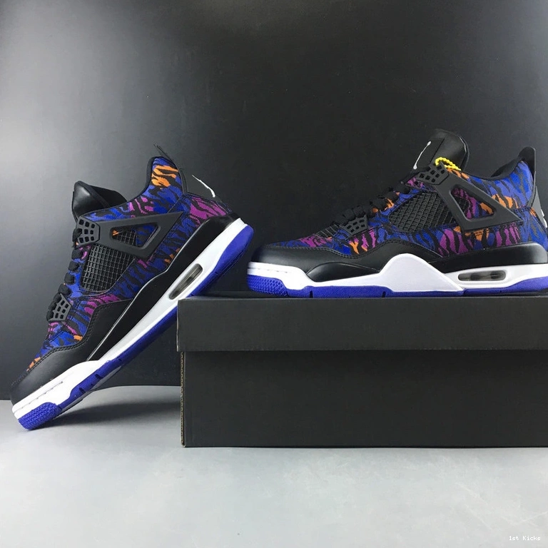 BQ9043-005 4 Rush - Black (GS) Violet Retro Jordan 1102